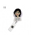 21 style Cute Cartoon Mini chowany odznaka Reel pielęgniarka na szyję smycze ID nazwa karty uchwyt klip Student pielęgniarka odz
