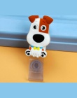 1 sztuk śliczne zwierząt domowych Animals przezroczysty PVC chowany odznaka Reel ID nazwa posiadacza karty identyfikacyjnej do a