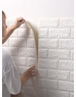 Gorąca sprzedaż PE pianki 3D tapety DIY naklejki ścienne dekoracje ścienne tłoczone cegły kamień tapety pokój dom 60X30X0.8 cm p