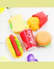 Żywności gumka do modelowania Cola Hamburg gumka do mazania kreatywny kawaii papiernicze artykuły szkolne papelaria prezent dla 