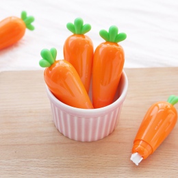 L03 Super słodkie marchew warzyw taśma korekcyjna szkolne materiały biurowe studenckie kreatywne artykuły papiernicze prezent dl