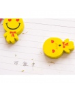 Cartoon Student gumka Kawaii szkolne dla dzieci artykuły biurowe akcesoria korekcyjne chłopiec śliczne Smiley Face zabawki gumka