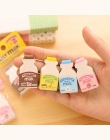 2 sztuk/paczka kawaii owoce mleczny mini gumka do mazania kreatywny papiernicze artykuły szkolne papelaria prezent dla dzieci