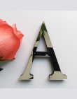 Nowy akrylowe lustro 3D DIY naklejki ścienne naklejki angielskie litery do dekoracji domu osobowość twórcza specjalne
