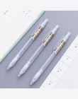 Koreański styl biurowe przezroczyste automatyczne ołówki Kawaii urocza plastikowy ołówek mechaniczny dla dzieci prezenty materia