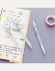 Koreański styl biurowe przezroczyste automatyczne ołówki Kawaii urocza plastikowy ołówek mechaniczny dla dzieci prezenty materia