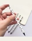 1 sztuka Lytwtw's proste kropki czarny biały mechaniczne automatyczne naciśnij ołówek pisanie szkolne materiały biurowe szkolne 
