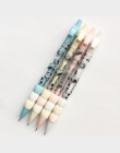 3X humoru Kawaii Panda kremowy naciśnij automatyczny ołówek pisanie szkolne materiały biurowe szkolne materiały papiernicze 0.5m