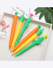 Kreatywny kaktus mechaniczny ołówek do pisania słodkie marchew automatyczne pióro do rysowania szkolne materiały biurowe biurowe