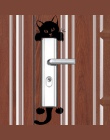 Czarny-światło świecenia przełącznik naklejki Home Decor kreskówka świecące naklejki ścienne Dark Glow naklejka dekoracyjna, kot