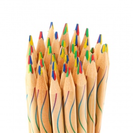 10 sztuk/partia DIY śliczne Kawaii drewniane kolorowe ołówek drewna Rainbow kolor ołówek dla Kid szkoła Graffiti rysunek malarst
