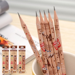 12 sztuk/zestaw nowy śliczne standardowe ołówki klasyczne nowością drewniane ołówek HB dla dzieci papiernicze artykuły szkolne p