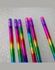 12 sztuk Rainbow drewna ołówek ochrony środowiska ołówek jasny kolor wygląd długopis szkolne materiały biurowe