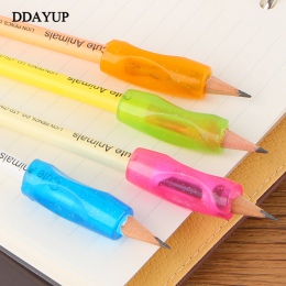 4 sztuk/worek kciuk pokrywa dla dzieci studenci piśmienne ołówek do trzymania w ręku urządzenie do korygowania Pen Holder postaw