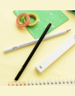 2 sztuk/paczka czarny biały tęczowy drewniany ołówek pisanie rysunek ołówki szkolne materiały biurowe zestaw uczeń prezent