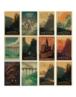 Nowy w stylu vintage plakat Harry Potter hogwart ekspresowe ulica pokątna Hogsmeade itp folia papier pakowy ścienne plakaty film