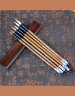 6 sztuk/zestaw chiński tradycyjny białe chmury bambusa wilka włosy pisanie szczotka do malowania kaligrafii praktyka pędzle do p