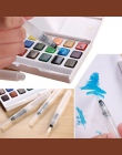 3 sztuk o różnej wielkości wielokrotnego napełniania długopisy kolorowe kredki pióro atramentowe atrament miękkie pędzle do akwa