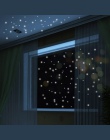 407 sztuk DIY blask w ciemności naklejki ścienne Luminous fluorescencyjne Rould Dot dla dziecka sypialnia dla dzieci salon nakle
