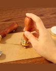 Nowy Retro drewniany stempel antyczne metalowe lak znaczki drewna uchwyt zaproszenia ślubne pieczęć woskowa znaczek rzemiosło pi