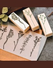 XINAHER w stylu Vintage rośliny trawa znaczek DIY drewniane i gumowe stemple do scrapbookingu piśmienne scrapbooking standardowe