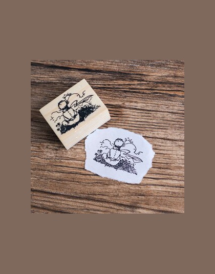 1 pc mały książę i jego róży lisa gumowa uszczelka znaczki drewno czyste znaczki DIY scrapbooking dekoracji jasne znaczki artyku