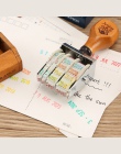 Drewniany uchwyt data DIY znaczek diy znaczki do scrapbookingu kawaii biurowe zakka naklejka materiał escolar przyborów szkolnyc
