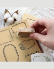 XINAHER rocznika klasyczny etykiety znaczek DIY drewniane i gumowe stemple do scrapbookingu piśmienne scrapbooking standardowe p