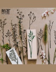 W stylu Vintage rośliny trawa znaczek DIY drewniane i gumowe stemple do scrapbookingu piśmienne scrapbooking standardowe pieczęć
