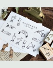 XINAHER kreatywny gest, drewno, znaczek, DIY craft drewniane i gumowe stemple dekoracji scrapbooking pamiętnik standardowy scrap
