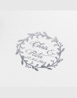 40mm ślub niestandardowy znaczek Self Inking biznes rodziny adres zwrotny pieczęć zaproszenie prostokąt kwadratowy