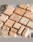Vintage rekord memo lista czas Planner znaczek DIY drewniane i gumowe stemple dla scrapbooking papeterii scrapbooking standardow