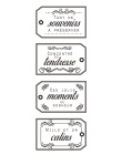 Francuski przezroczysty czysty stempel dla DIY scrapbooking/karty podejmowania C115