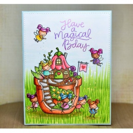 2019 kwiat wróżka przezroczysty przezroczysty pieczęć silikonowa/uszczelki do DIY Scrapbooking/Album fotograficzny Craft walenty