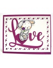 Walentynki serca niedźwiedzie pszczoły sowy dziewczyny przezroczysty znaczek wyczyść znaczki dla DIY karty papierowe do scrapboo