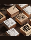 W stylu Vintage na bazie drewna z serii znaczek znaczek DIY craft drewniane i gumowe stemple do scrapbookingu piśmienne scrapboo
