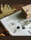 W stylu Vintage na bazie drewna z serii znaczek znaczek DIY craft drewniane i gumowe stemple do scrapbookingu piśmienne scrapboo
