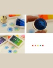 1 sztuk DIY Craft odcisk atramentowy znaczki partnera Scrapbooking Rainbow Multicolor Craft Stamp Inkpad Pad linii papilarnych w