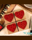 1 x kochające serce znaczek DIY drewniane i gumowe stemple do scrapbookingu piśmienne scrapbooking standardowe pieczęć