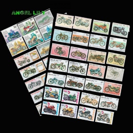 50 sztuk/partia link „ pokaż portfolio produktów "znajdą państwo motocykl nieużywane znaczki pocztowe z postmarkem w dobrym stan