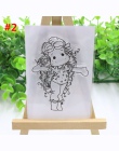 24 style piękny dziewczyna przezroczysty przezroczysty stempel arkusz silikonowy Scrapbooking zdjęcie ozdoba do albumu Craft DIY