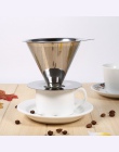 Podwójna warstwa ze stali nierdzewnej uchwyt na filtr do kawy wlać kawy kroplówki siatki kawy i herbaty kosz filtrujący narzędzi