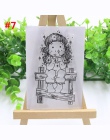 24 style piękny dziewczyna przezroczysty przezroczysty stempel arkusz silikonowy Scrapbooking zdjęcie ozdoba do albumu Craft DIY