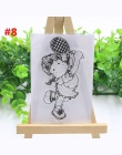 24 style piękny dziewczyna przezroczysty przezroczysty stempel arkusz silikonowy Scrapbooking zdjęcie ozdoba do albumu Craft DIY