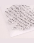 Starożytne litery słowa gumowe wyczyść znaczki silikonowe uszczelki dla DIY Scrapbooking karty Making pamiętnik książka papier M
