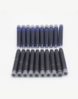 Cena hurtowa 10 sztuk jednorazowe niebieski i czarny wieczne pióro wkłady długość wieczne pióro wkłady