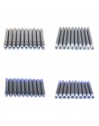 Sprzedaż hurtowa 10 sztuk jednorazowe niebieski i czarny wieczne pióro wkłady długość wieczne pióro wkłady