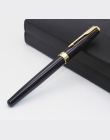 BAOER 388 biznes czarny metalowe pióro wieczne stalówka złota wykończenia strzałka klip szkolne gorąca