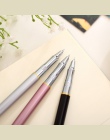0.38mm wysokiej jakości w całości z metalu Lraurita długopis Kawaii biurowe atrament długopisy biurowe szkolne na prezent
