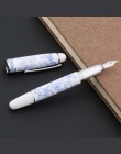 Hot nowy chiński niebieski i biały porcelany wzór Medium stalówka pióro wieczne